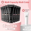 PEACECOLOR Poly Nail Extension Gel Kit, 10 Colours, 16 ml