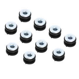 10 Piezas de Ojales de Carenado de Motocicleta, Ojales de Goma para Motocicleta, Piezas de Carenado, Accesorios de Repuesto para Carenados