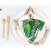 Yibeas Macaw Bird Cloth Napkins Dinner Table Napkins Watercolor Tropic
