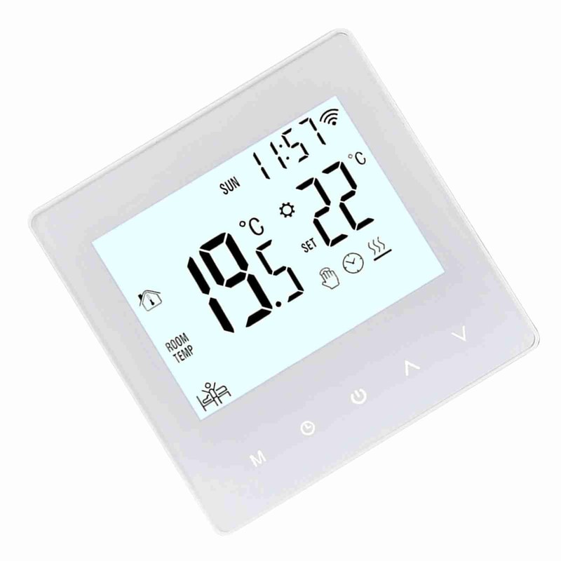 Smart Tuya Thermostat Programmable Digital LCD Display Underfloor Heating Temperature