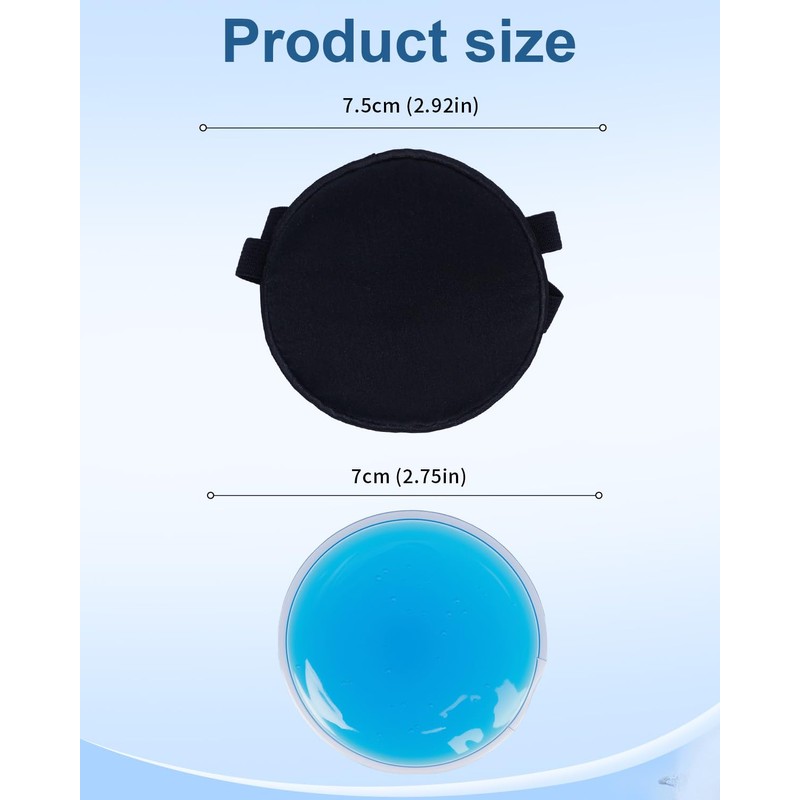 eZAKKA Silk Eye Patch with Gel – Single Eye Hot