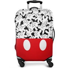 dicilly Mouse Hands gesture Luggage Cover Fashion Suitcase Cover Baggage Covers Fit 25-28 Inch Luggage (Go Travel)