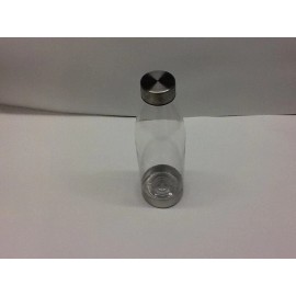 Mainstays NEW! Mainstays Sports Bottle Clear Tumbler Reusable Cup Plastic BPA Free Lidded