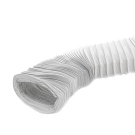 220 x 55 mm - 3 m flat channel PVC exhaust hose - hose - extractor - exhaust air for air conditioners, tumble dryers, extractor hood dryer accessories