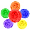Dance Towels, 6 Pieces Multi-Colour Silk Scarves, Dance Juggling Scarves,