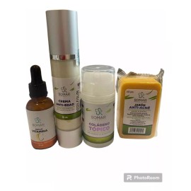 Somar Rolf  Anti Edad, Colageno Topico, Jabon Anti Acne, Serum