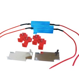 MAMEDEN 50W6Ω Hifra Prevention Resistor, Set of 2, Turn Signal Resistor, Hifra Resistor, Metal Clad Resistance