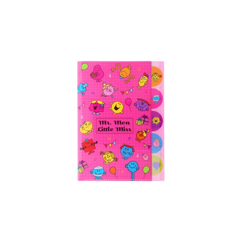 Sunstar Stationery Mr. Men & Little Miss Clear File, 5