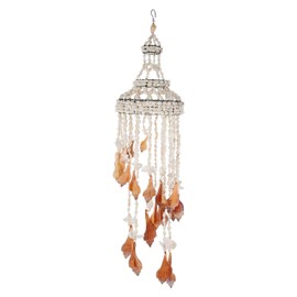 Veemoon Conch Sea Shell Wind Chime Nautical Hanging Wind Chime Shell Wind Chimes Hanging Pendant Seashell Wind Chimes Decoration for Home Living Room Garden
