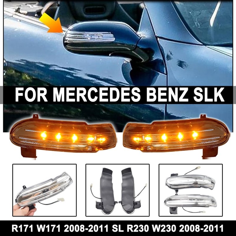LED Dynamic Turn Signal Light Side Mirror Blinker Sequential For