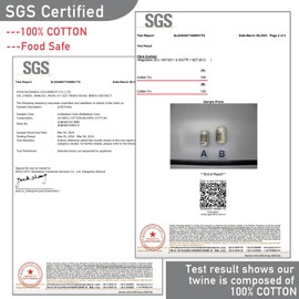 XKDOUS 476ft Butchers Cooking Twine, 100% Cotton Kitchen Twine String, 2mm Cotton for Roasting, Trussing Poultry, Baking & Crafting