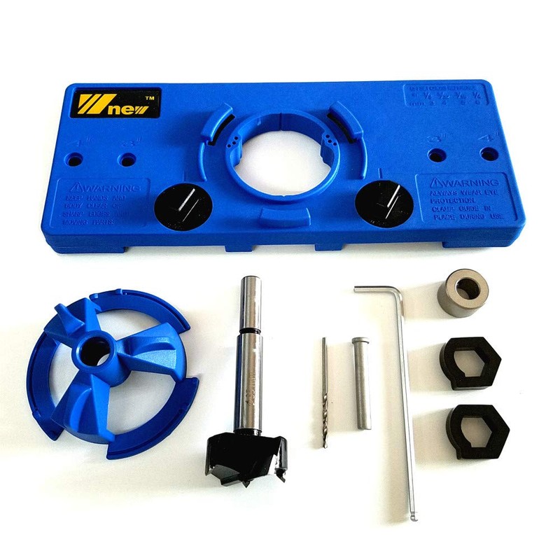 CarAngels 1.4 in (35 mm) Slide Hinge Mounting, Drilling Guide