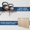 Doppy 12" Folding Shelf Brackets Heavy Duty Stainless Steel Collapsible