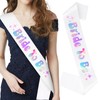 CIEHER Bride To Be Sash Bridal Sashes for Bachelorette Party