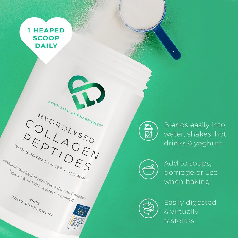 Ultimate Collagen Peptides by LLS - Hydrolysed Bovine Collagen Powder