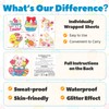 Leesgel Children's Easter Tattoos, Pack of 408 Easter Glitter Tattoos