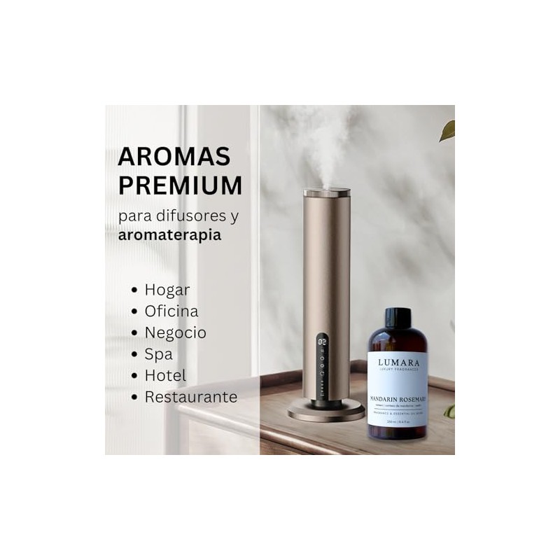 Lumara, Esencia Ambiental Aroma Hotel Waldorf para Difusor Profesional