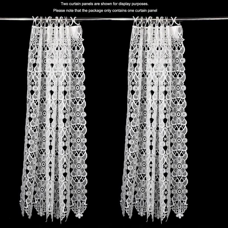 Molaxhome Butterfly Valance Curtains 63x12in Window Treatment for Home Kitchen