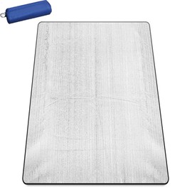 ISEFUJI Aluminum Sheet, Aluminum Mat, Leisure Sheet, Picnic Mat, Thick, Large, Camping, Insulation, Heat Shield Sheet, Waterproof, Cold Protection, Disaster Prevention, Storage Bag Included, Thickness