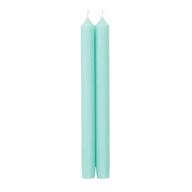 Caspari Straight Taper Candles in Aqua - 2 Packs of 2