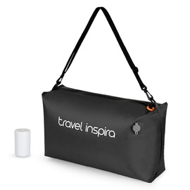 Travel Inspira Bolsas de Vacío para Viaje con Bomba Eléctrica, Organizador 3 en 1 Impermeable IP67 y Correa Ajustable, Ahorra Espacio en Maleta y Moch