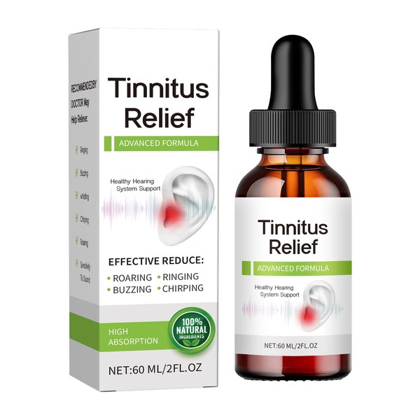 Tinnitus Relief for Ringing Ears, Reduce Ear Noise, Natural Ingredients