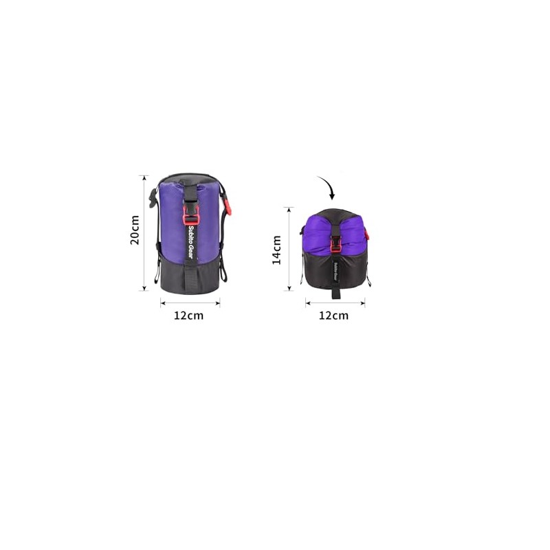 Nylon Compression Sack, Ultralight Sleeping Bag Storage Bag for Camping,