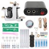 Coil Tattoo Machine Kit Clip Cord Foot Pedal Power Supply