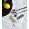 Tableware East Cutlery Rest 9cm Marble Gray ko-005-03