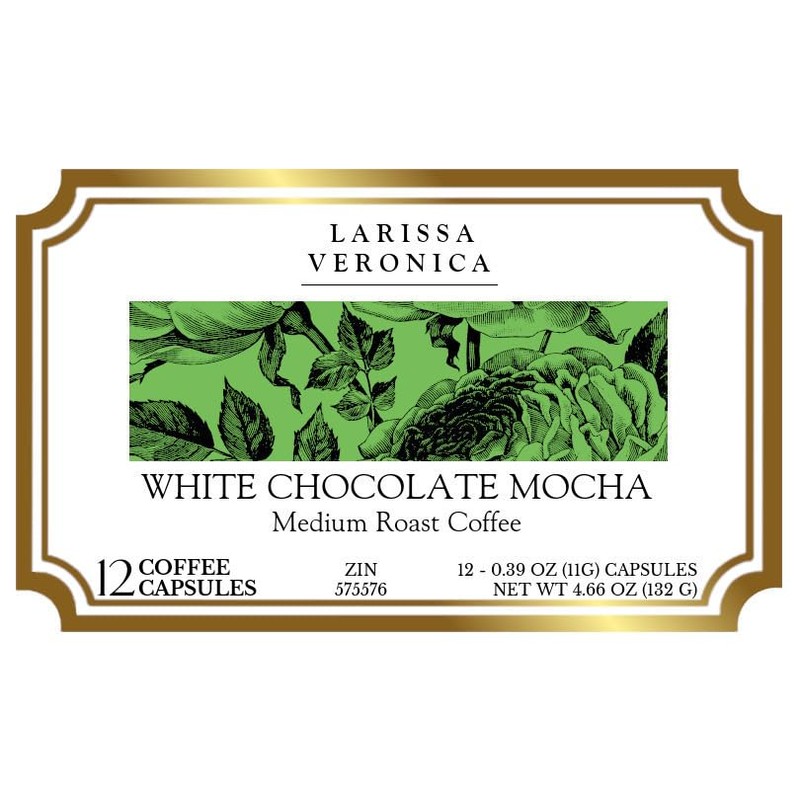 White Chocolate Mocha Medium Roast Coffee (Single Serve K-Cup Pods)