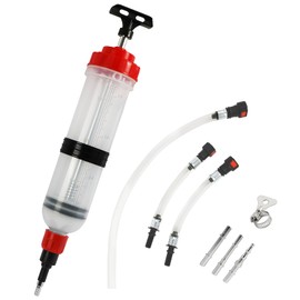 MOTOCOCHE 1500CC Fluid Extractor Automotive, Fluid Pump with Long Extension Tubes Oil Extractor/Oil Syringe Manual Suction Vacuum Fuel Car Transfer