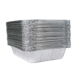 Aluminum Half Size Deep Foil Pan 30 packs Safe for use in freezer, oven, and steam table.pen,12 1/2" x 10 1/4" x 2 1/2" (-40 gauge-!)Made In The USA