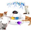 Cat Toy,Interactive 4-in-1 Automatic Cat Toys for Indoor Cats,Electronic Whack