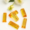 6pcs Feng Shui Golden Bar Figurines, 2.5'' Crystal Glass Gold