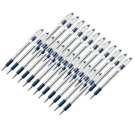Pentel R.S.V.P. Ballpoint Pen, Medium Point, Blue Ink, Pack of 24 (PENBK91C-24)