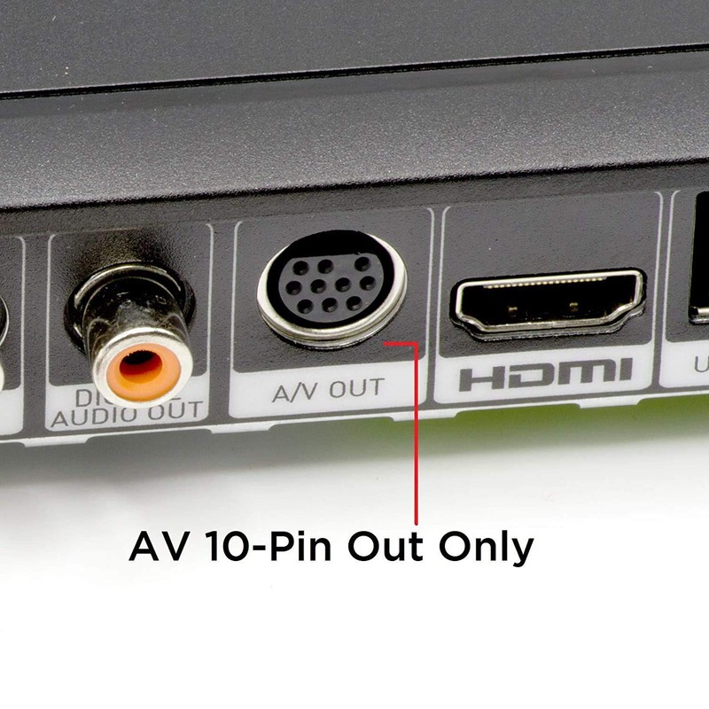 Computer Accessories DIREC TV 10 PIN Composite Video Cable AV