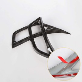 Voodonala for Jeep JL ABS Carbon Fiber Side Air Conditioning Vent Outlet Decoration Trim for 2018-2025+ Jeep Wrangler JL JLU Gladiator JT 4xe