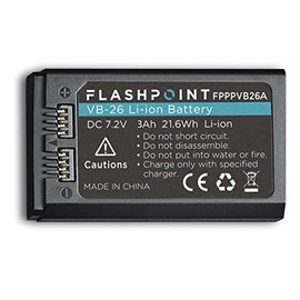 Flashpoint VB-26 Li-ion Battery for The Zoom Li-ion X and Zoom Li-ion III Speedlight Flashes