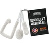 Brushtech 3-Piece Sommelier’s Washing Kit - USA Made Glass Cleaning