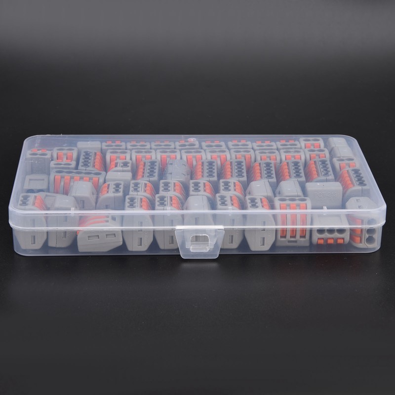 60Pcs Lever Nuts Quick Connect Wire Connector Conductor PCT‑212 ‑