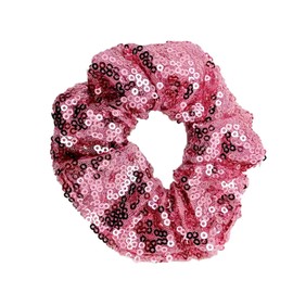 KINFENE 4 Piezas De Coleteros Con Lentejuelas Brillantes Para El Pelo, Elásticos Metálicos, Soportes Para Cola De Caballo, Lazos Para El Pelo, Bandas, Coleteros De Tela Para Espectáculo, Gimnasio, Bai