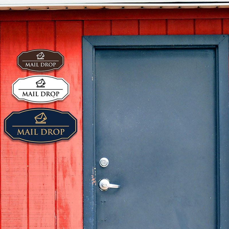 Signs ByLITA Victorian Mail Drop Durable Plastic | Easy Installation