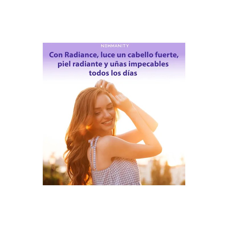 Radiance Suplemento para Uñas, Cabello y Piel - 2 meses