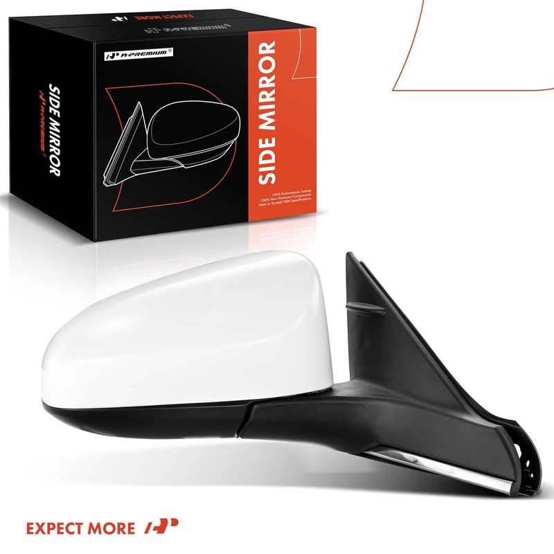 A-Premium Passenger Side Power Door Mirror - Compatible with Toyota