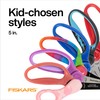 Fiskars Blunt-Tip Scissors for Kids, School or Crafting, 5", Premium