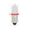 DERA 5pcs/lot E10 Screw Base LED Indicator Light Bulbs Spot