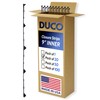 Duco USA-Made Classic Rib Foam Closure Strips 3ft Long, 9"