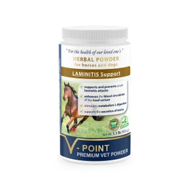 V-POINT - Laminitis Ease - hoof Supplements for Horses - Horse hoof Care Product Based on Natural Herbal Powder - Ideal for Hooves Health and Conditioning (1.0 lb)