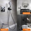 sourcing map 2pcs Shower Head Holder, Suction Cup Shower Head