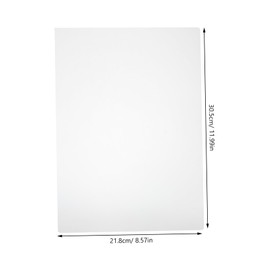 OHPHCALL 100Pcs Laminating Film Scratch for Document Protection for Menus Id Cards and Photos Ensures Durability and Clarity